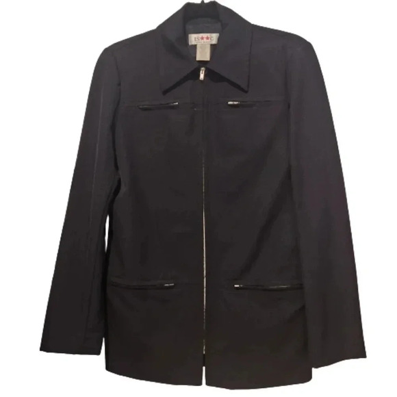 Isaac Mizrahi Black Women's Jacket - Picture 1 of 5